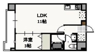 フォンティーヌ弓之町の物件間取画像